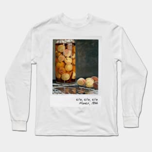 monet - peaches Long Sleeve T-Shirt